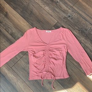 3/4 sleeve crop top NWOT